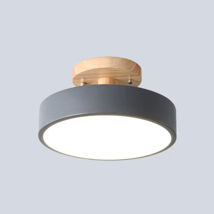 Scandinavian LED Ceiling Lamp - NordWood-Green-State of Style