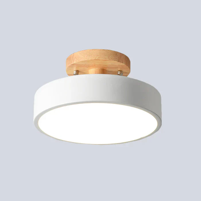 Scandinavian LED Ceiling Lamp - NordWood-Green-State of Style