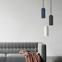 Scandinavian LED Pendant Light - NordicRadiance-Black and Blue-Cool White-State of Style