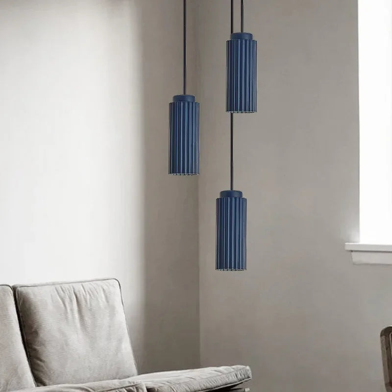 Scandinavian LED Pendant Light - NordicRadiance-Blue-Cool White-State of Style