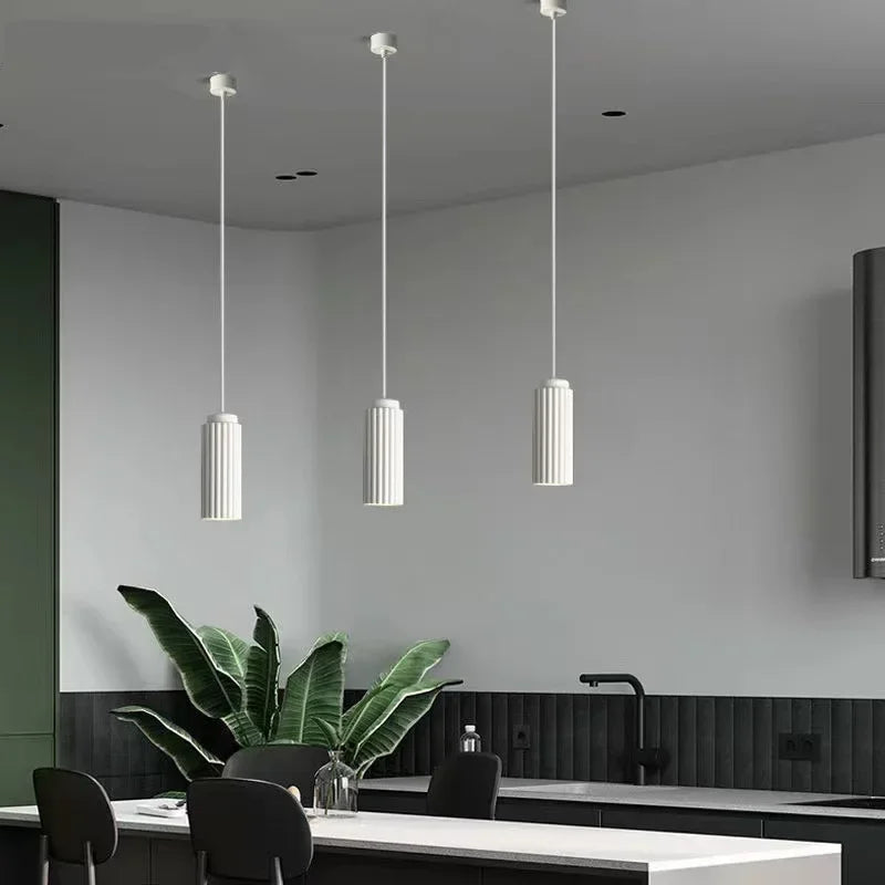 Scandinavian LED Pendant Light - NordicRadiance-White-Cool White-State of Style