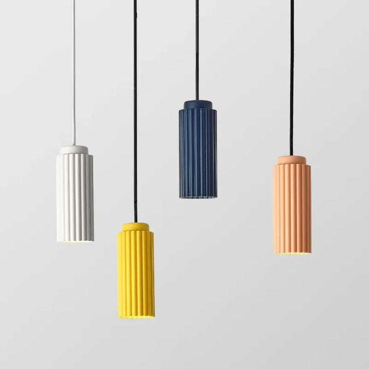 Scandinavian LED Pendant Light - NordicRadiance-Yellow-Cool White-State of Style