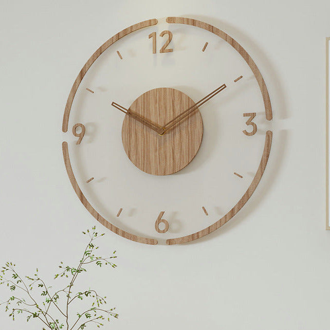Scandinavian Style Wooden Wall Clock - WoodWave-Design No. 1-State of Style