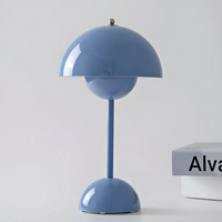 Scandinavian Table Lamp with Luminous Flair - NordicBeam-Light Blue-State of Style