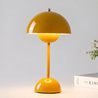 Scandinavian Table Lamp with Luminous Flair - NordicBeam-Orange-State of Style