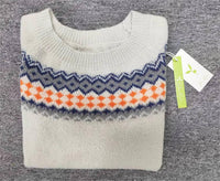 Scandinavian Trendy Sweater with Lively Pattern - NordicChic-S-State of Style