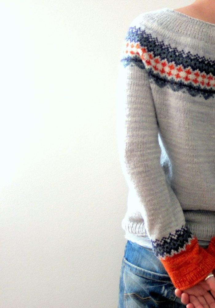Scandinavian Trendy Sweater with Lively Pattern - NordicChic-S-State of Style