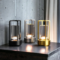 Scandinavian Wireless LED Table Lamp - NordicaGlow-Black-State of Style