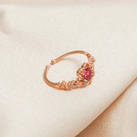 Scarlett Red Crystal Love Ring-State of Style