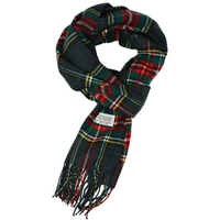 Scottish Stewart Tartan Winter Scarf – Ewan-Grey Stewart Tartan-State of Style