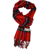 Scottish Stewart Tartan Winter Scarf – Ewan-Red Stewart Tartan-State of Style
