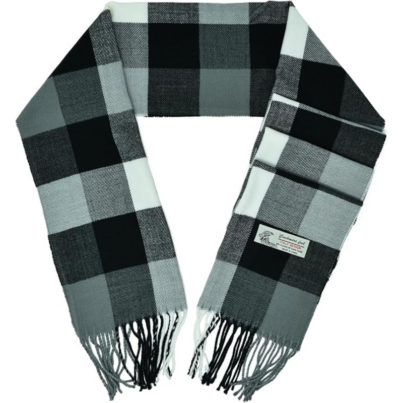 Scottish Stewart Tartan Winter Scarf – Ewan-White Stewart Tartan-State of Style