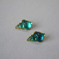 Sea Blue Shell Earrings - Marina-State of Style
