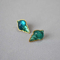 Sea Blue Shell Earrings - Marina-State of Style