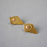 Sea Blue Shell Earrings - Marina-State of Style