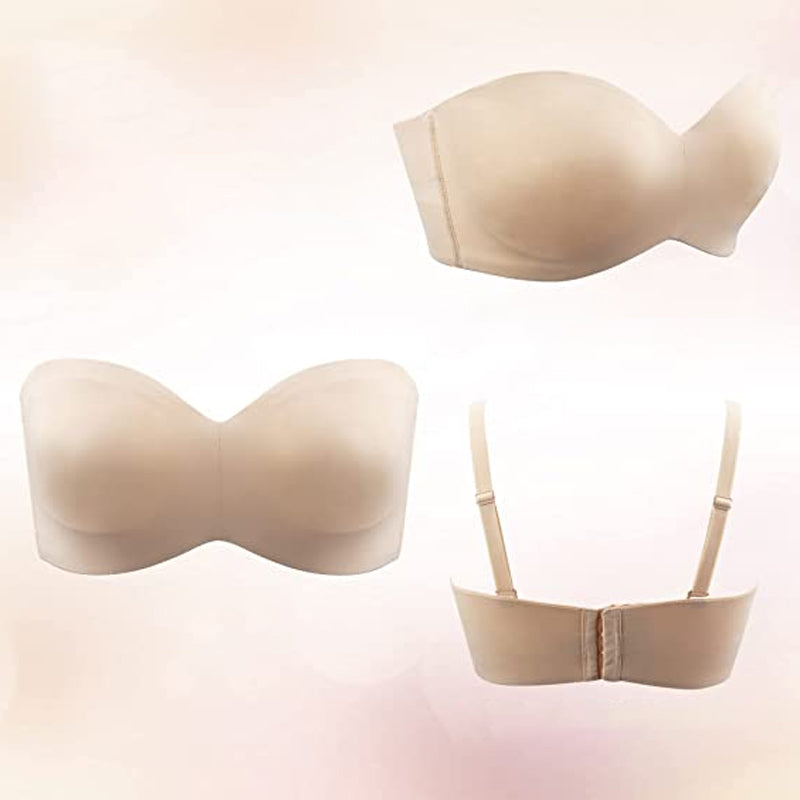 Seamless bandeau bra with removable straps – Camille-Black-8-B-State of Style