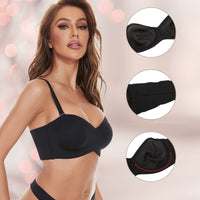 Seamless bandeau bra with removable straps – Camille-Black-8-B-State of Style