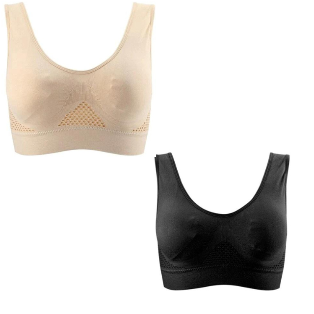 Seamless Comfort Bra – Elina-Beige-S-State of Style