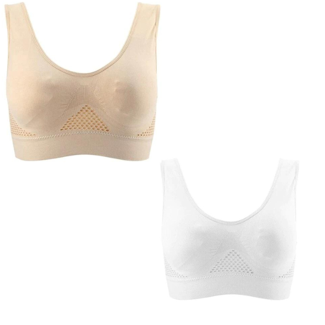 Seamless Comfort Bra – Elina-Beige-S-State of Style