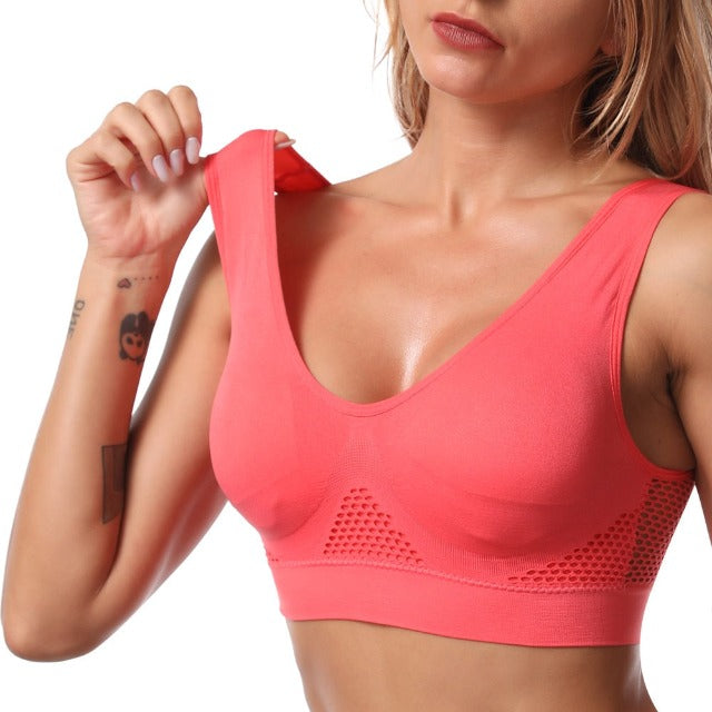 Seamless Comfort Bra – Elina-Pink-S-State of Style