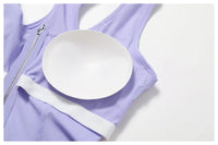 Seamless comfort sports bra for leisure & training – Nele-Purple-S-State of Style