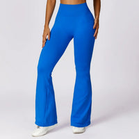 Seamless Flared Yoga Legging - Elara-Blue-S-State of Style
