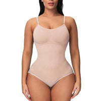 Seamless Sculpting Bodysuit-Beige-S-State of Style