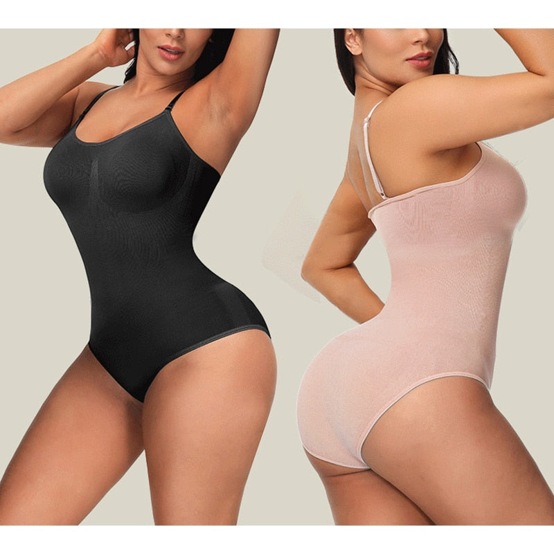 Seamless Sculpting Bodysuit-Beige-S-State of Style