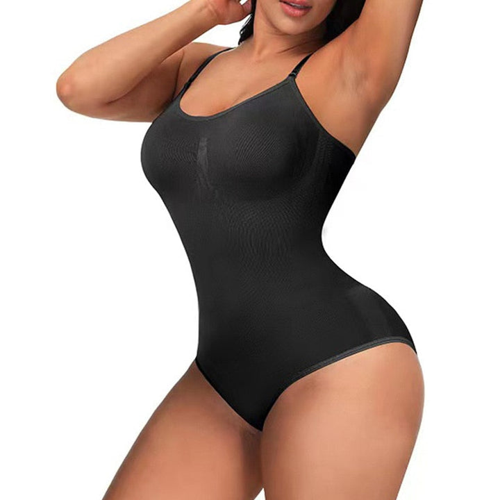 Seamless Sculpting Bodysuit-Beige-S-State of Style