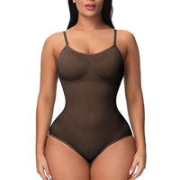 Seamless Sculpting Bodysuit-Brown-S-State of Style