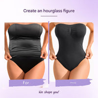 Seamless Strapless Shaping Bodysuit with Brief – Élise-S-State of Style