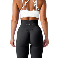 Seamless yoga leggings with stretch waistband & perfect fit – Freya-Anthracite black-XS-State of Style