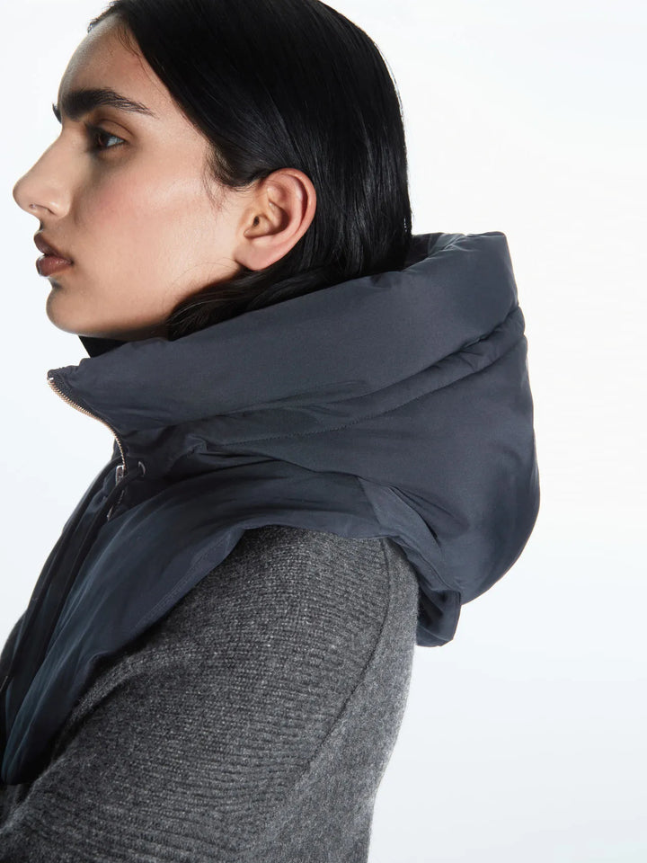 Selena Hooded Scarf | Versatile and Ultralight-Black-State of Style