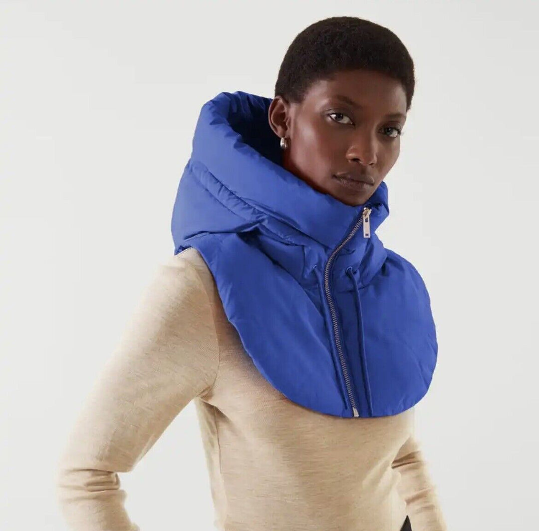 Selena Hooded Scarf | Versatile and Ultralight-Blue-State of Style