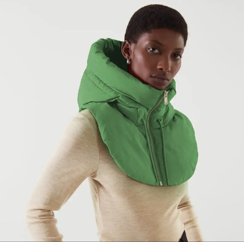 Selena Hooded Scarf | Versatile and Ultralight-Green-State of Style