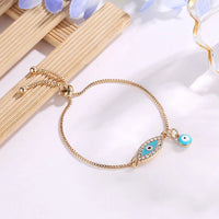 Selene Evil Eye Bracelet in Ethno Style-Dark Blue-State of Style