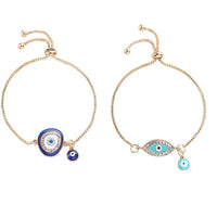 Selene Evil Eye Bracelet in Ethno Style-Dark Blue-State of Style
