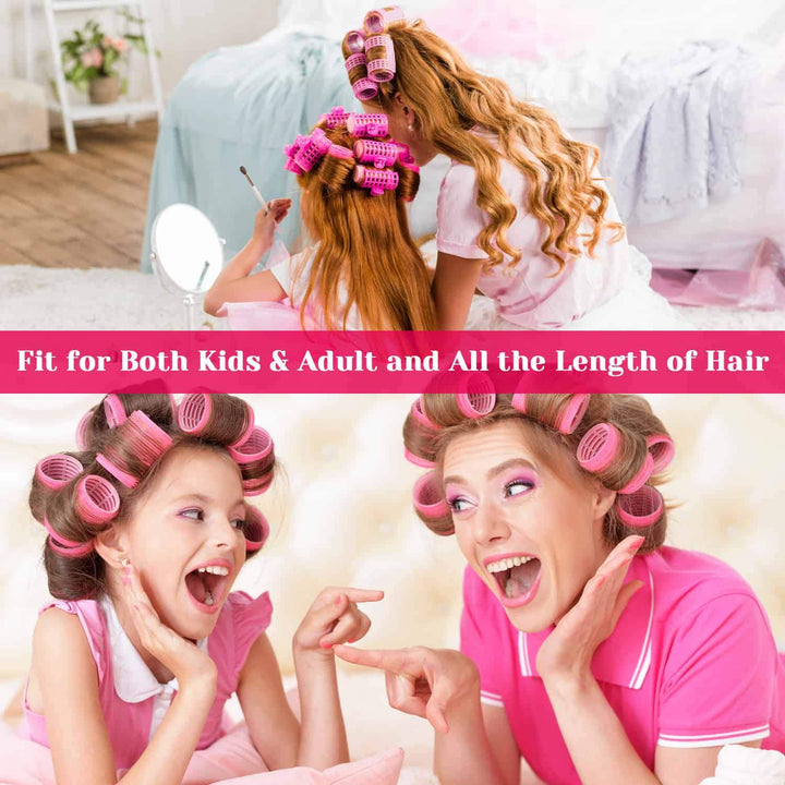 Self-adhesive Hair Rollers Set – Multicoloured Curling Pins-Multicolour A-State of Style