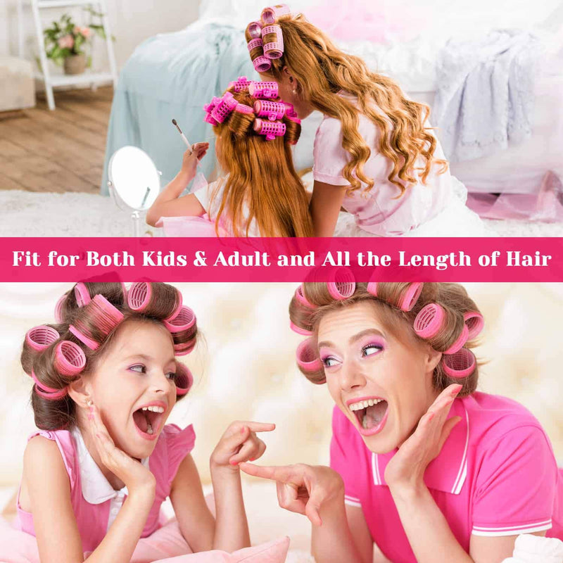 Self-adhesive Hair Rollers Set – Multicoloured Curling Pins-Multicolour A-State of Style