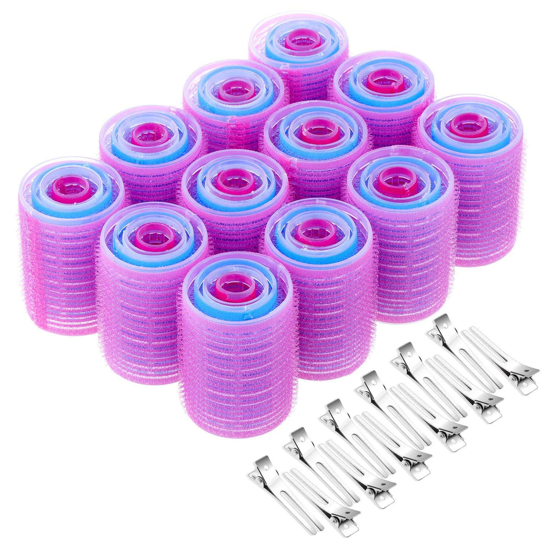 Self-adhesive Hair Rollers Set – Multicoloured Curling Pins-Multicolour A-State of Style