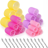 Self-adhesive Hair Rollers Set – Multicoloured Curling Pins-Multicoloured B-State of Style