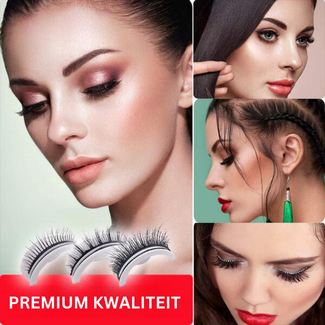 Self-Adhesive Lashes - LuxeLash-1 Pair-Natural-State of Style