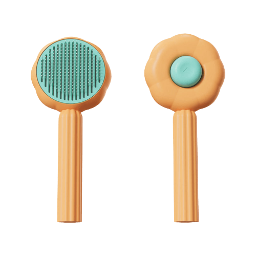 Self-Cleaning Cat Brush - PurrfectBrush-Orange-State of Style