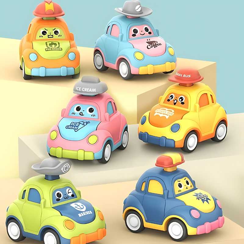 Self-Driving Toy Cars - TurboTooters-3-Pack-State of Style