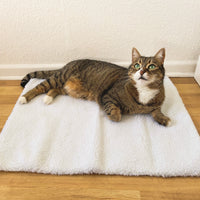 Self-Heating Cat Mat - WarmPurr™-Snow White - 60 cm × 45 cm-State of Style