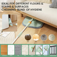 Self-Rotating Flat Mop with Bucket - Spin Mop-Set 1-State of Style