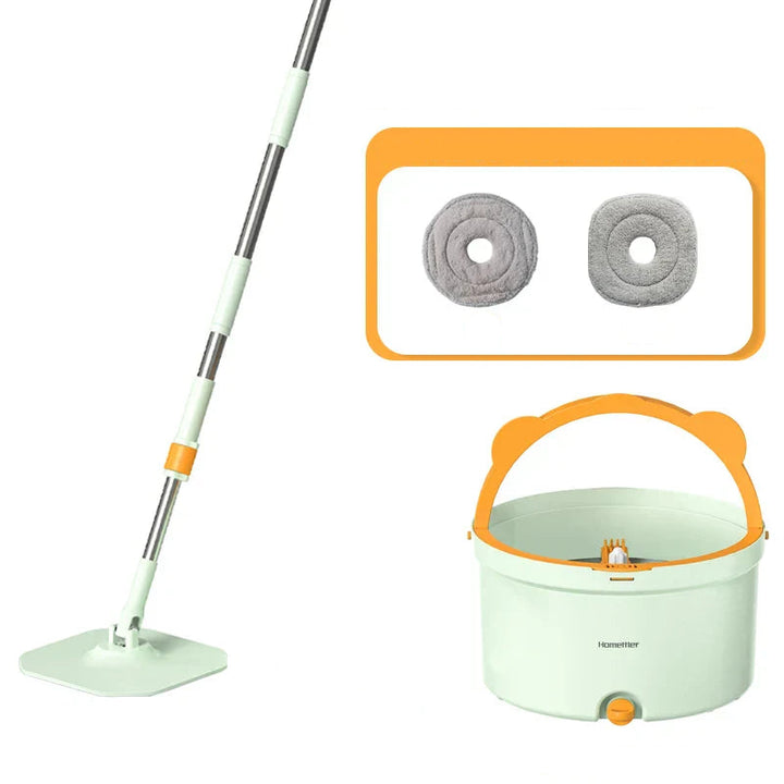 Self-Rotating Flat Mop with Bucket - Spin Mop-Set 1-State of Style