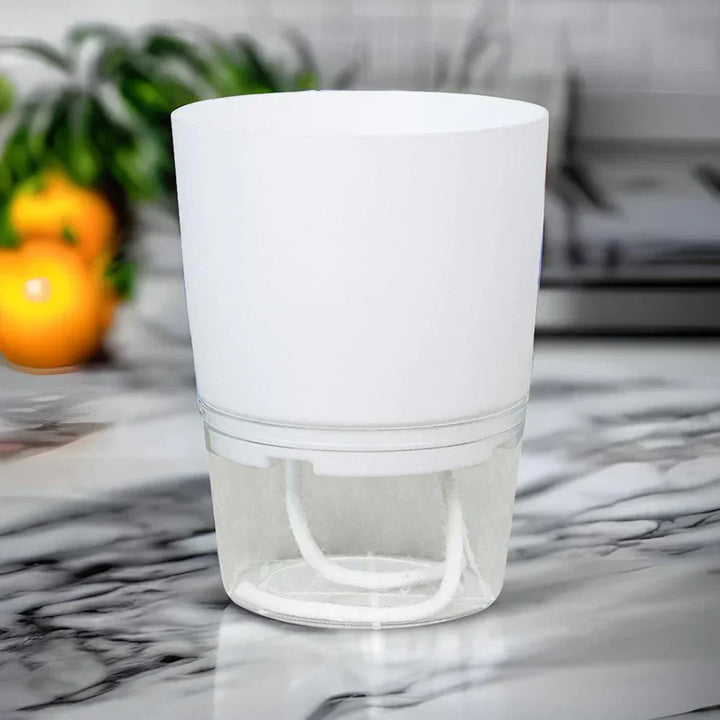 Self-Watering Plant Pot - AquaBloom-White-S-State of Style