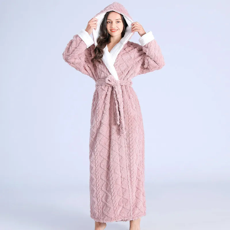 Senna Women's Bathrobe – Warm & Stylish Winter Loungewear-Green-M-State of Style