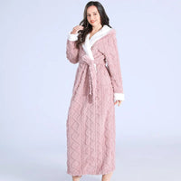Senna Women's Bathrobe – Warm & Stylish Winter Loungewear-Pink-M-State of Style